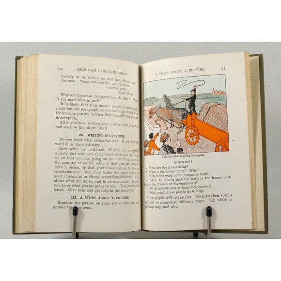 Vintage School Reader "American Language Series Fourth Year" , Rand McNally 1932 - Picture 8 of 10